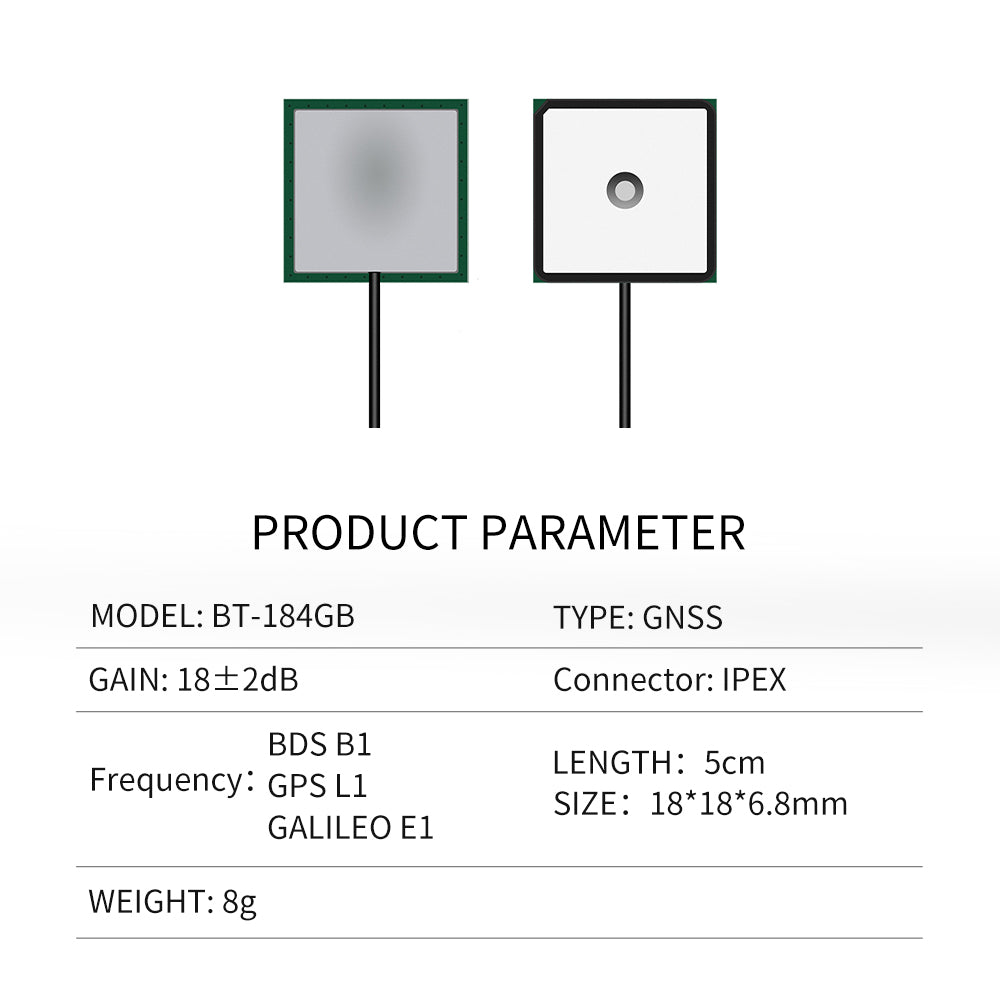 Beitian GPS BEIDOU positioning built-in ceramic antenna high gain satellite navigation vehicle and ship BT-182B Beitian GPS BEIDOU positioning built-in ceramic antenna high gain satellite navigation vehicle and ship BT-182B